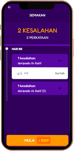 Paparan semakan